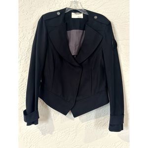 William Rast Rare Cropped Military Style Wool Jacket - Excellent Condition